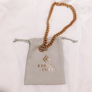 Kendra Scott Vintage Gold Whitley Chain Necklace